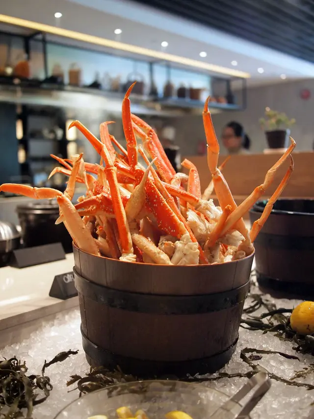 蟹腳鮮甜無比，Refill亦有效率